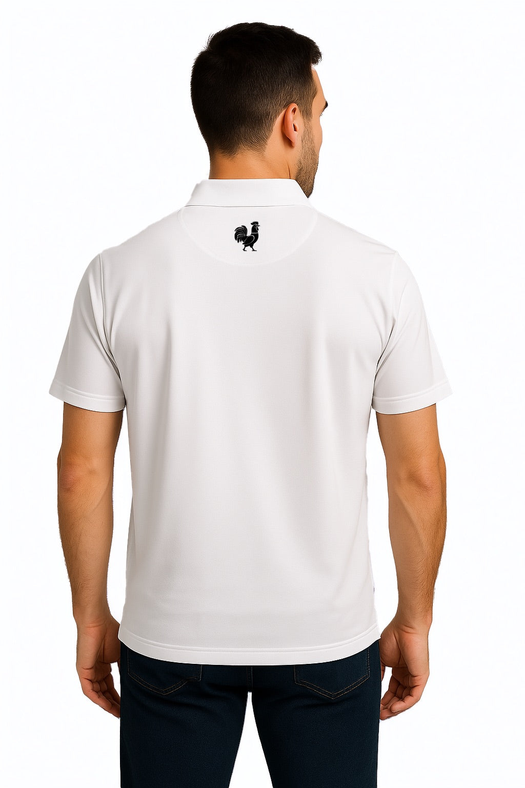 Mens White Polo