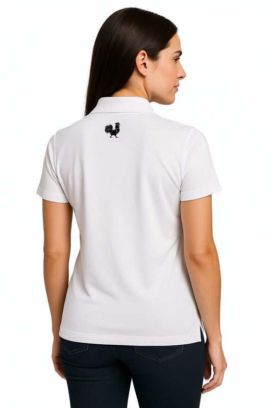Womens White Polo